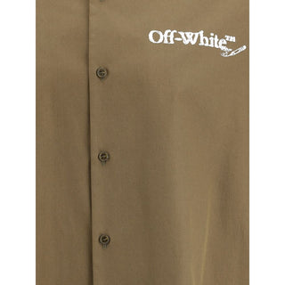Off-White Bowling Shirt in Poplin
