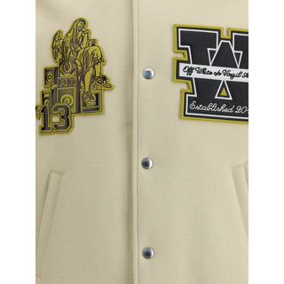 Off-White Lion Wool Varsity Jacket