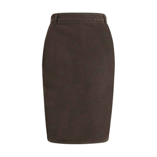 Saint Laurent Denim Pencil Skirt