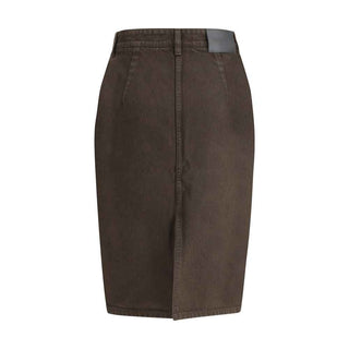 Saint Laurent Denim Pencil Skirt