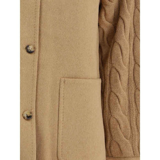 Max Mara Double-breasted Jacket with contrasted sleeves