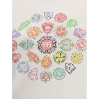 Balenciaga Graphic Logo Crew Neck T-Shirt