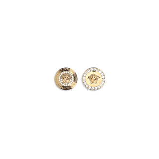 Versace Crystal Medusa Earrings