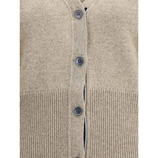 Thom Browne Jersey Stitch Shetland Wool 4-Bar Cardigan