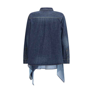 Sacai Denim and satin Shirt