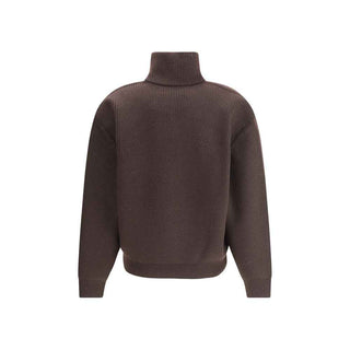 Saint Laurent Chunky Wool Knit Pullover