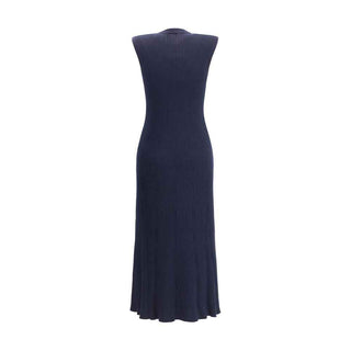 SA SU PHI Ribbed Cashmere Silk Sleeveless Long Dress