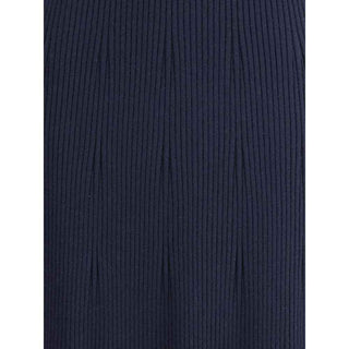 SA SU PHI Ribbed Cashmere Silk Sleeveless Long Dress