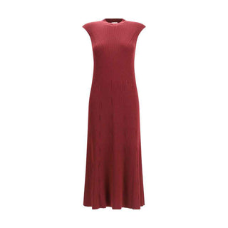 SA SU PHI Ribbed Cashmere Silk Sleeveless Long Dress