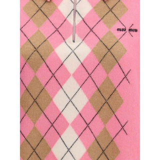 Miu Miu Cashmere zip Polo