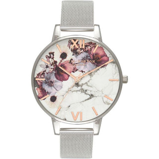 Olivia Burton Silver Stainless Steel Watch