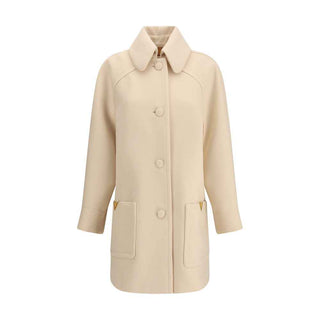Valentino Wool Drap Caban
