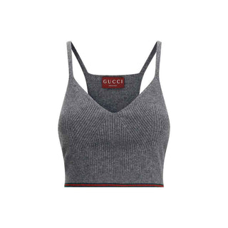 Gucci V-neck ribbed Top