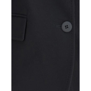 Max Mara Black Fleece Wool Clothing