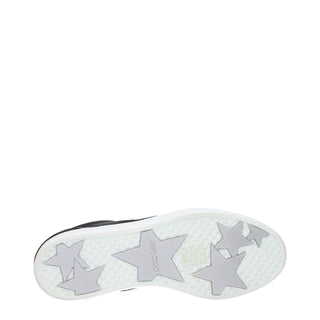 Jimmy Choo Black Leather Low Top Sneakers