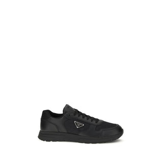 Prada Black Recycled Polyamide Athletic Sneakers