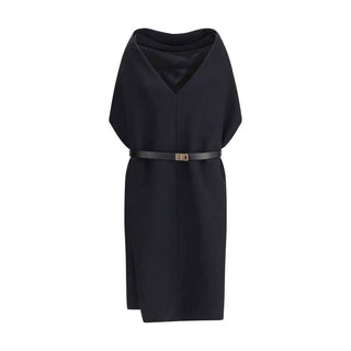Ferragamo Black Viscose Casual Dress