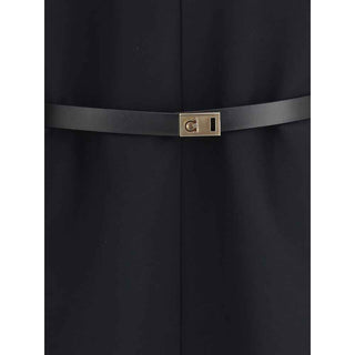 Ferragamo Black Viscose Casual Dress