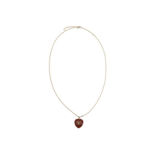 Valentino Garavani Red Brass Necklace