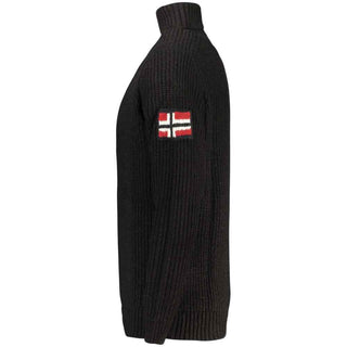 Norway 1963 Black Wool Sweater