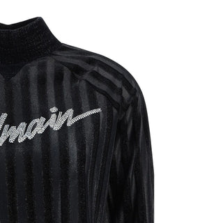 Balmain Black Elastane Sweatshirt
