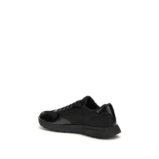 Prada Black Recycled Polyamide Athletic Sneakers