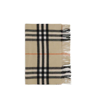 Burberry Wide Check Cashmere Scarf