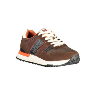 Norway 1963 Brown Polyester Men Sneaker
