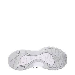 Versace Red Fabric Athletic Sneakers