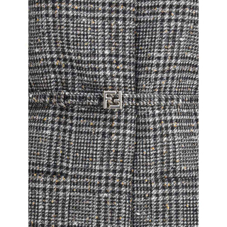 Fendi Gray Fleece Wool Clothing