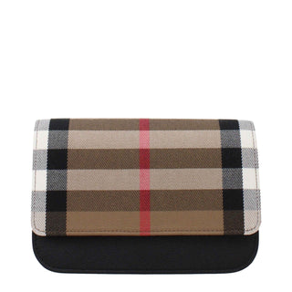 Burberry Beige Fabric Clutch Bag