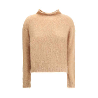 Max Mara Turtleneck Sweater in brushed mohair-blend yarn