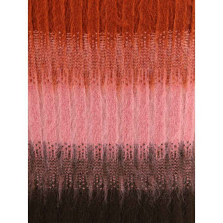 Fendi Multicolor Mohair Midi Skirt