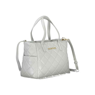 Mario Valentino Gray Polyethylene Handbag
