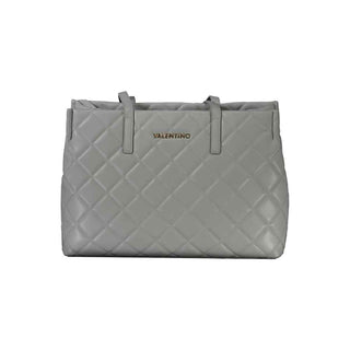 Mario Valentino Gray Polyethylene Handbag