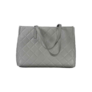 Mario Valentino Gray Polyethylene Handbag