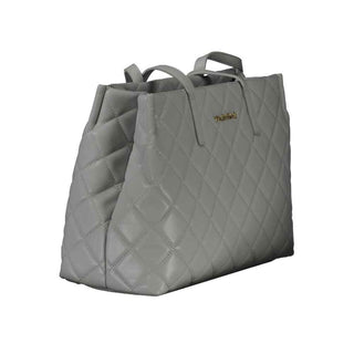 Mario Valentino Gray Polyethylene Handbag