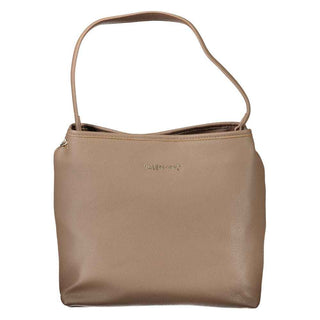 Mario Valentino Brown Polyethylene Women Handbag