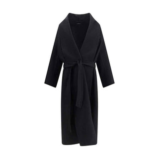 Tom Ford Black Fleece Wool Coat