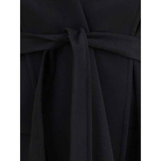 Tom Ford Black Fleece Wool Coat