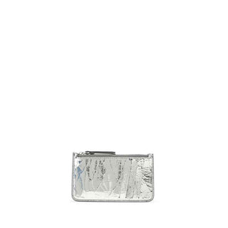 Margiela Silver Calf Leather Bos Taurus Wallet