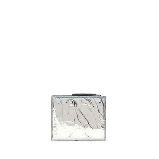 Margiela Silver Calf Leather Bos Taurus Wallet