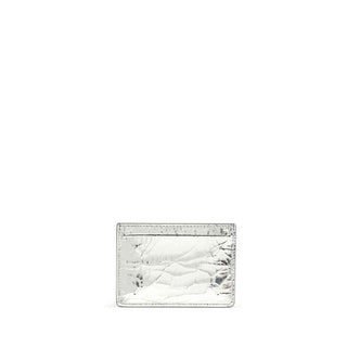 Margiela Silver Leather Wallet