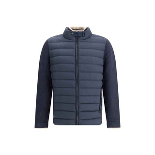 Herno Blue Wool Coat