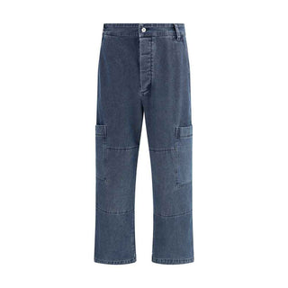 Jacquemus Blue Cotton Jeans Denim