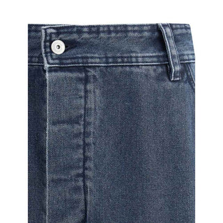 Jacquemus Blue Cotton Jeans Denim