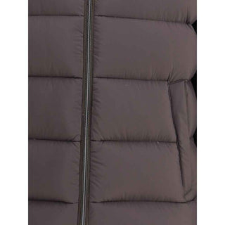 Herno Brown Polyamide Bomber