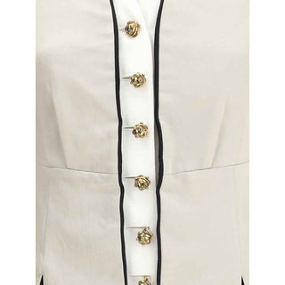 Chloé Silver Silk Coat