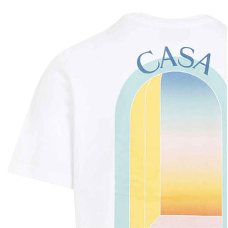 Casablanca White Cotton T-Shirt