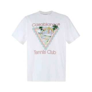 Casablanca White Cotton T-Shirt